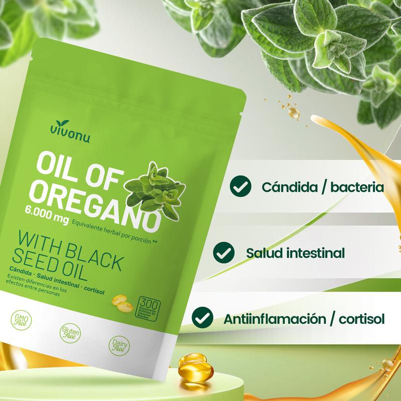 Orégano + Semilla Negra Natural™ — Tu rutina diaria de defensa y bienestar digestivo